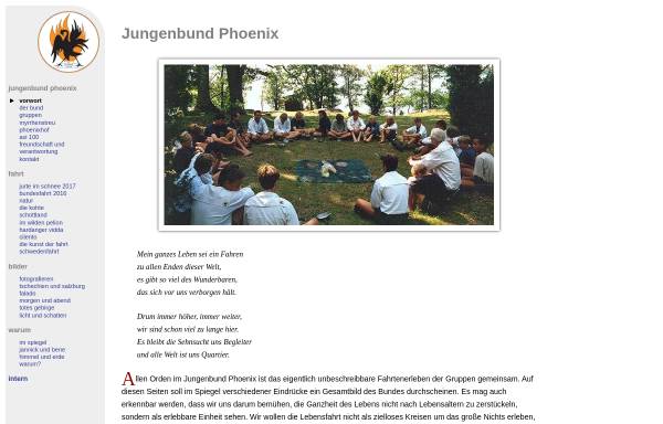 Vorschau von www.jungenbund-phoenix.de, Jungenbund Phoenix