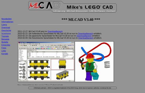 Mikes Lego Seiten