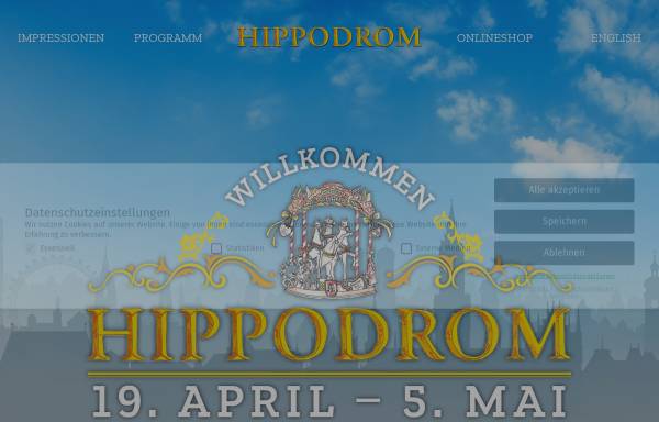 Vorschau von www.hippodrom-oktoberfest.de, Hippodrom - Josef Krätz Hippodrom e.K.
