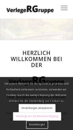 Vorschau der mobilen Webseite www.recom-verlag.de, RECOM GmbH & Co. KG