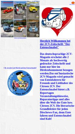 Vorschau der mobilen Webseite www.der-entenschnabel.de, Der Entenschnabel & Entenfamilie Nürnberg