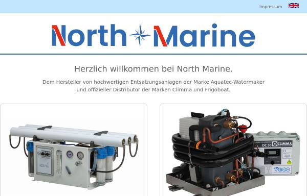 Vorschau von www.north-marine.de, NMH North Marine Handels GmbH