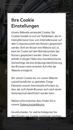 Vorschau der mobilen Webseite www.bgbm.org, Naturheilpraxis am Botanischen Garten