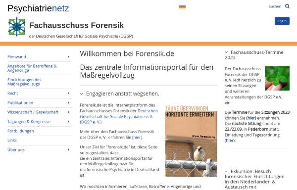 Vorschau von www.forensik.de, Forensik.de