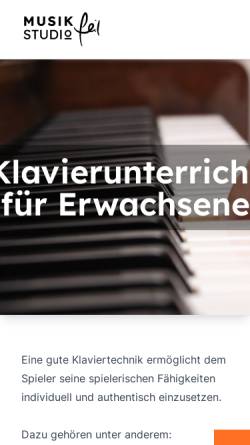 Vorschau der mobilen Webseite klavierunterricht-erlangen.de, Feil, Alexander - Klavierunterricht in Erlangen