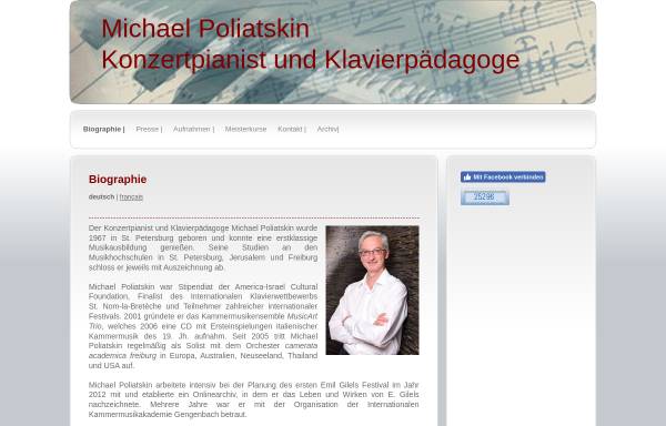 Vorschau von www.poliatskin.com, Poliatskin, Michael - Klavierstudio