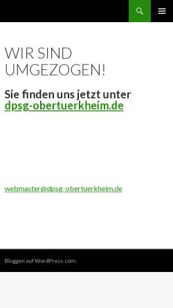 Vorschau der mobilen Webseite dpsgobertuerkheim.wordpress.com, DPSG Stamm St. Franziskus Obertürkheim