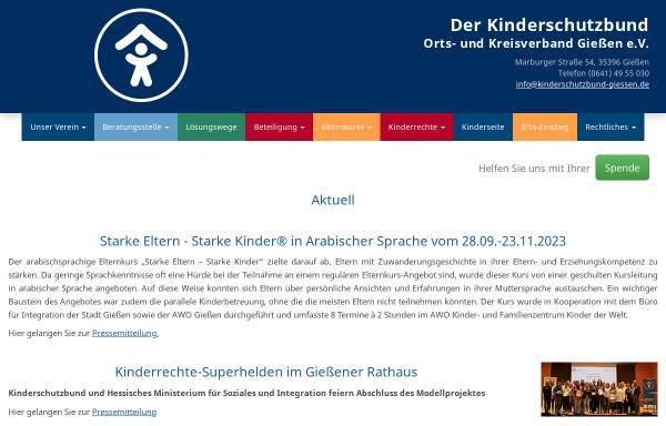 Deutscher Kinderschutzbund Ortsverband Gießen e. V.