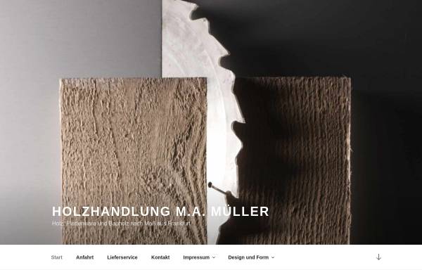 Vorschau von holz-mueller-ffm.de, Holzhandlung M.A. Müller