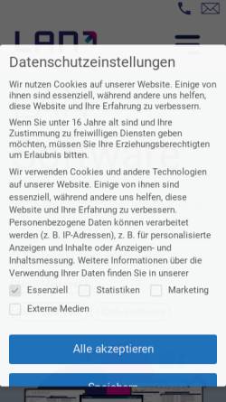 Vorschau der mobilen Webseite lansoftware.de, Computer-L.A.N. GmbH