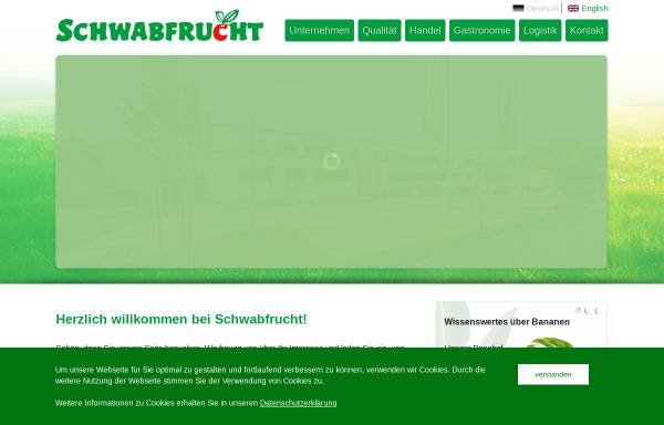Vorschau von www.schwabfrucht.de, Schwabfrucht GmbH & Co. KG