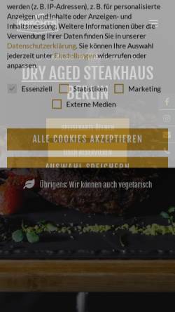 Vorschau der mobilen Webseite www.brechts.de, Brechts Restaurant
