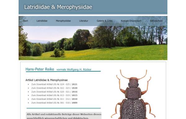 Vorschau von www.latridiidae.de, Latridiidae