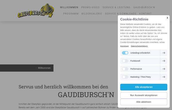 Vorschau von www.oogb.de, Original Oberpfälzer Gaudiburschn