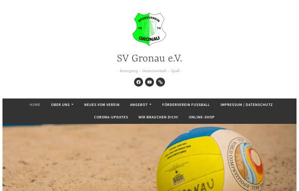 Vorschau von www.sv-gronau.de, SV Gronau e.V.