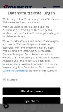 Vorschau der mobilen Webseite www.getraenke-volpert.de, Getränke Volpert Würzburg Zell