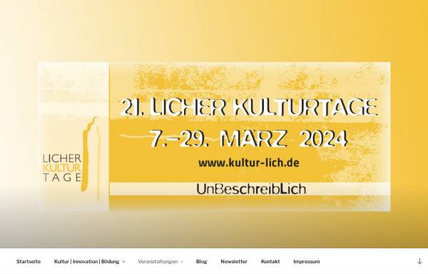 Vorschau von www.kuenstlich-ev.de, KünstLich e.V. - Kultur in Lich