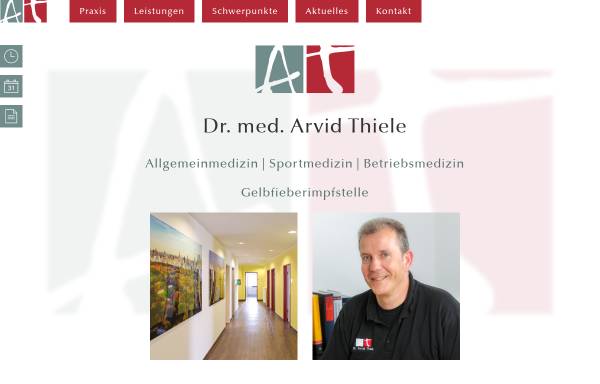 Vorschau von dr-arvid-thiele.de, Thiele, Dr. med. Arvid