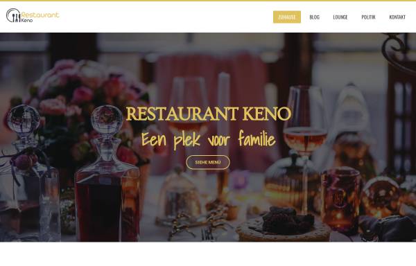 Vorschau von www.restaurant-keno.de, Keno Restaurant & Bar