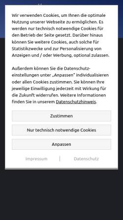 Vorschau der mobilen Webseite www.kuersten-shk.de, Volker Kürsten - Heizung und Sanitär