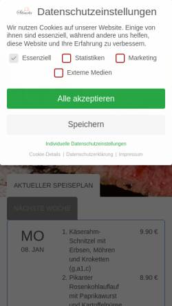 Vorschau der mobilen Webseite schmackes.de, Meister Schmackes Catering