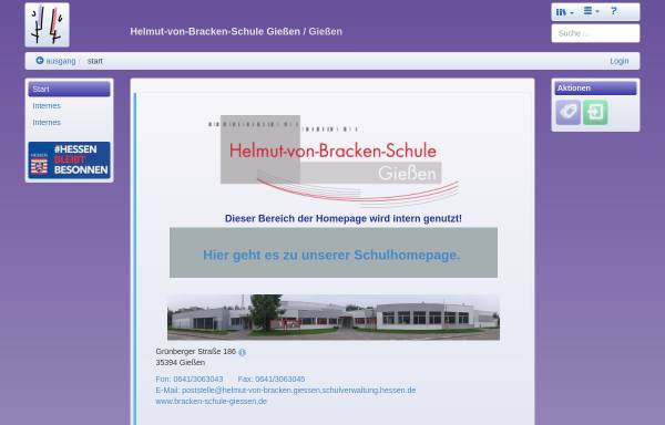 Vorschau von helmut-von-bracken.giessen.schule.hessen.de, Helmut-von-Bracken-Schule