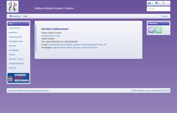 Vorschau von kaethe-kollwitz.giessen.schule.hessen.de, Käthe-Kollwitz-Schule