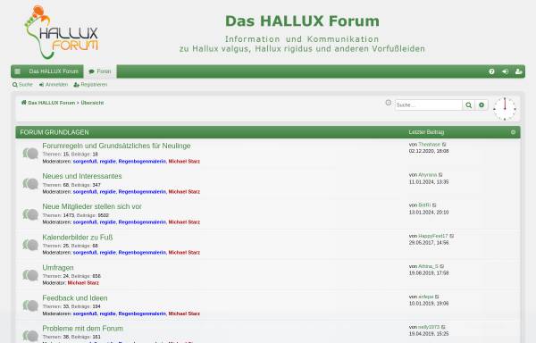 Vorschau von www.hallux-forum.de, Das Hallux Forum