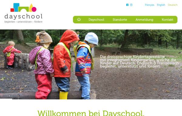 Vorschau von www.dayschool.ch, Trilingual Dayschool DEF
