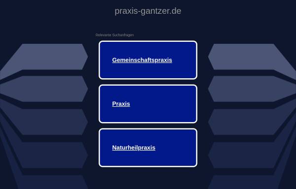 Vorschau von www.praxis-gantzer.de, Praxis Dr. Gantzer