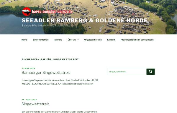 Vorschau von www.seeadler.net, Bamberger Singewettstreit