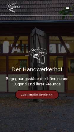 Vorschau der mobilen Webseite der-hwh.de, Der Handwerkerhof