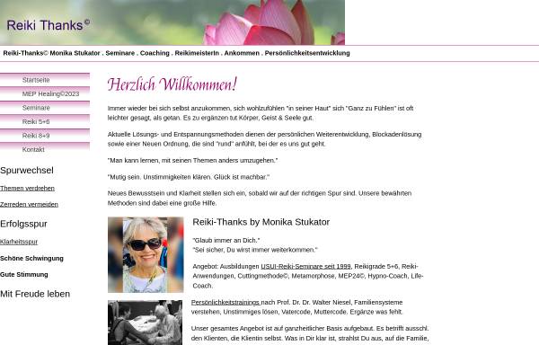Vorschau von www.reiki-thanks.de, Monika Stukator