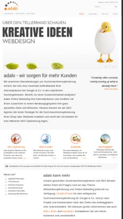 Vorschau der mobilen Webseite www.adalo.de, Adalo e.K., Sascha Holpert