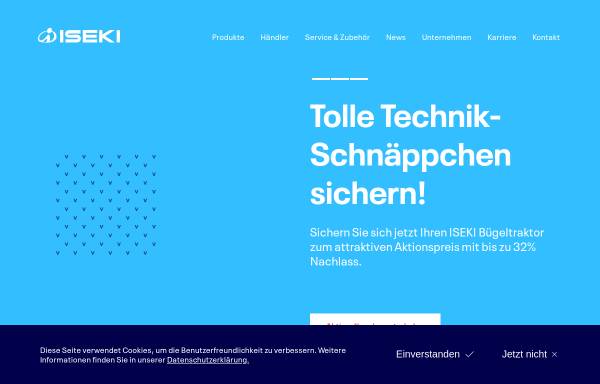Vorschau von www.iseki.de, Iseki-Maschinen GmbH