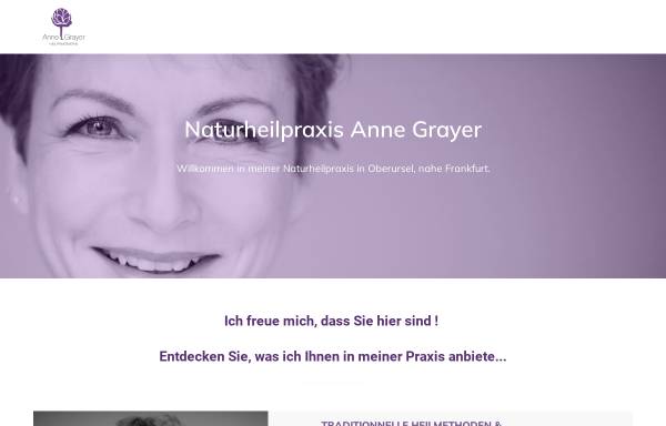 Vorschau von www.naturheilpraxis-annegrayer.de, Naturheilpraxis Anne Grayer