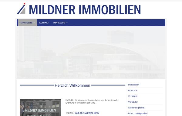 Vorschau von mildner-immobilien.de, Mildner Immobilien