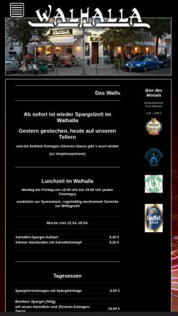 Vorschau der mobilen Webseite walhalla-berlin.de, Walhalla