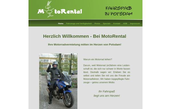 Vorschau von www.motorental.de, MotoRental