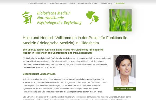 Vorschau von www.dr-kuster.de, Mobile Naturheilpraxis Hildesheim