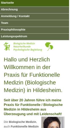 Vorschau der mobilen Webseite www.dr-kuster.de, Mobile Naturheilpraxis Hildesheim
