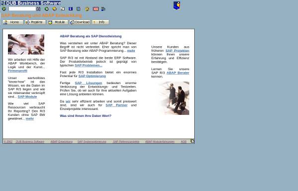 Vorschau von www.dubsoft.de, DUB Business Software, Inh. Wladimir Dub
