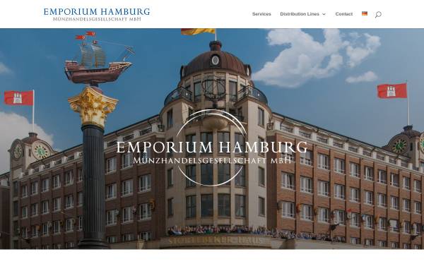Vorschau von emporium-hamburg.com, Emporium Hamburg Münzhandelsgesellschaft mbH