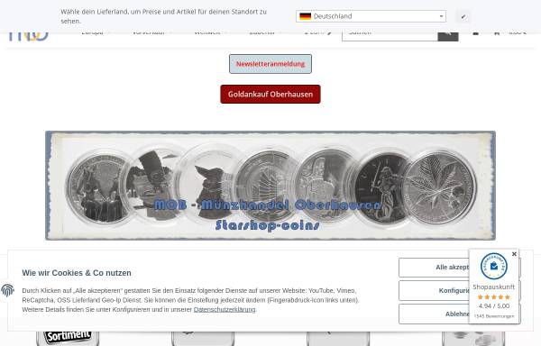 Vorschau von www.starshop-coins.de, Starshop-Coins, Kai Schaffarczyk