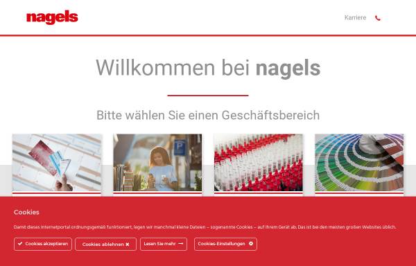 Vorschau von nagels.com, Nagels Druck GmbH