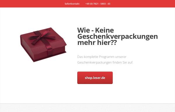 Packagingstore24.com, Leser GmbH