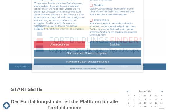 Vorschau von www.fortbildungsfinder.de, Fortbildungsfinder