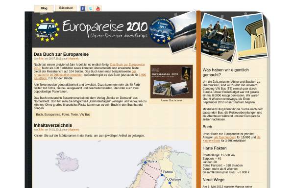 Europareise mit dem VW Bus