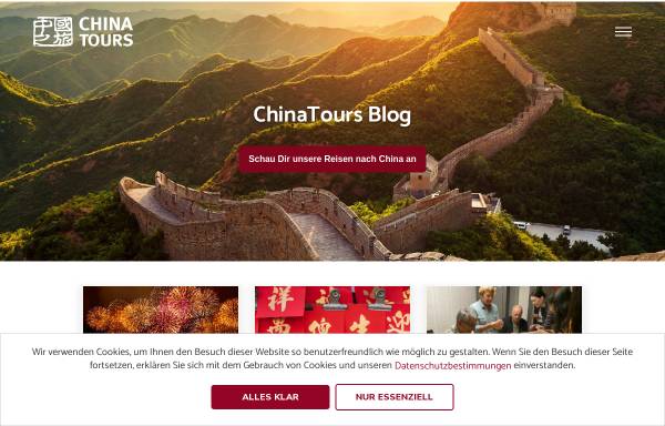 Vorschau von blog.chinatours.de, China Tours Magazin