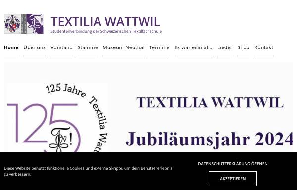 Vorschau von www.textilia.ch, Textilia Wattwil